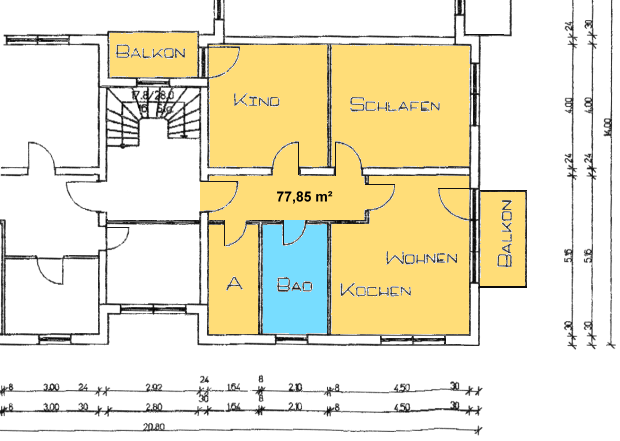 mögliches Wohnhaus auf dem Grundstück mögliches Wohnhaus auf dem Grundstück