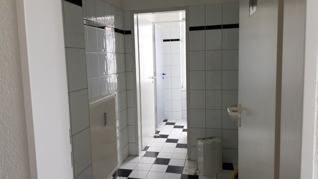 Toiletten zu den Büroräumen am Anger im Erfurter Stadtzentrum