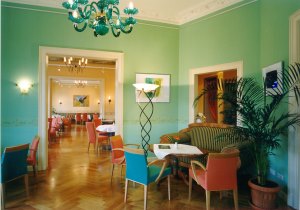 Ausblick der Pension in Frankreich