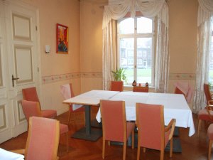 Wintergarten der Pension