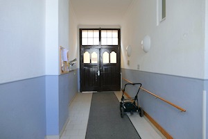 Eingang vom Bürohaus in Gera