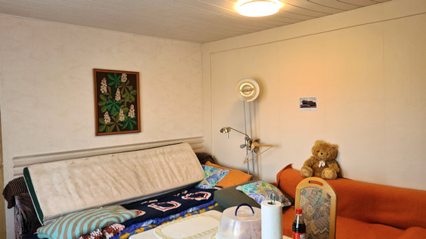 verglaster Balkon der Ferienwohnung